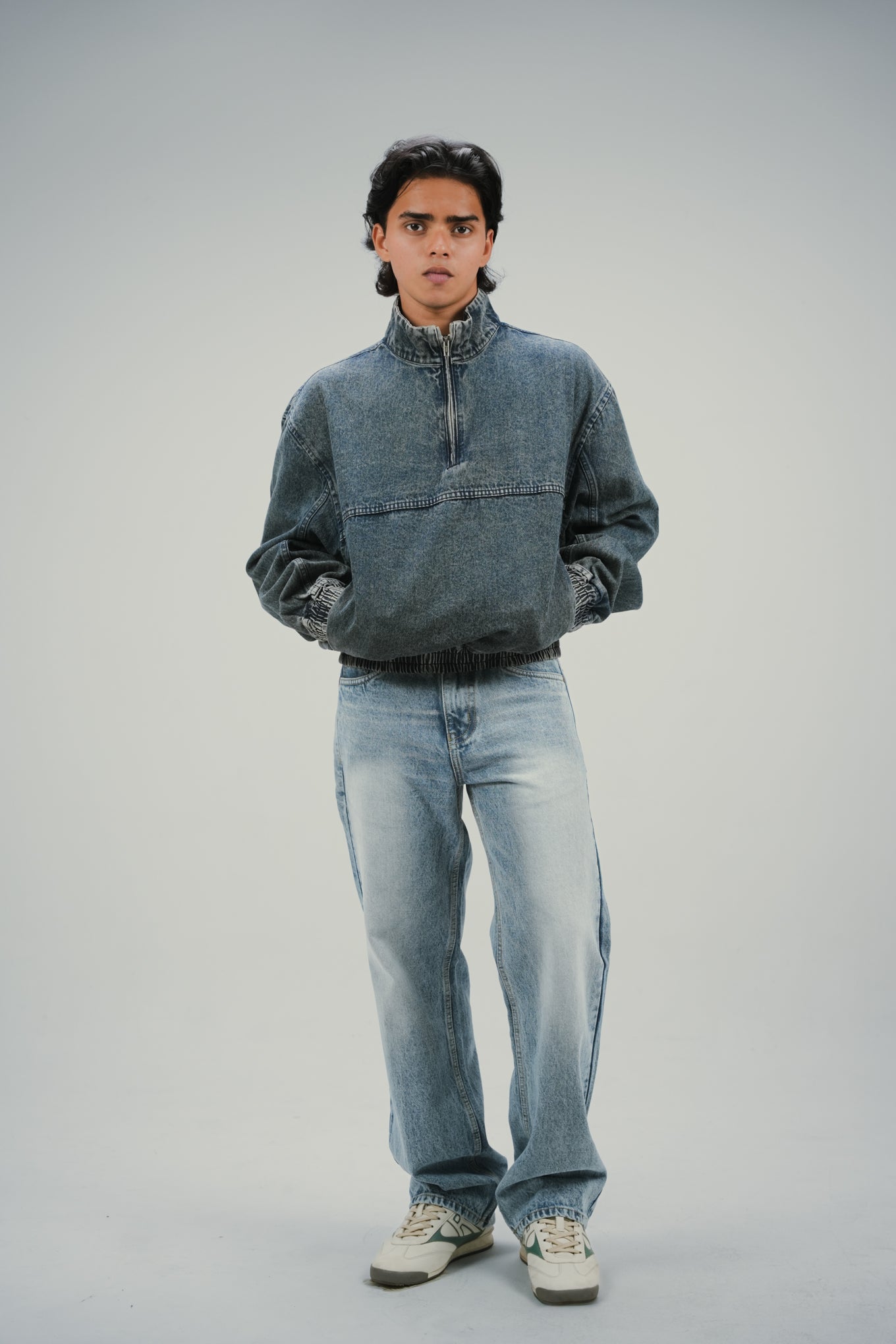 Blue Fade Quarter-Zip