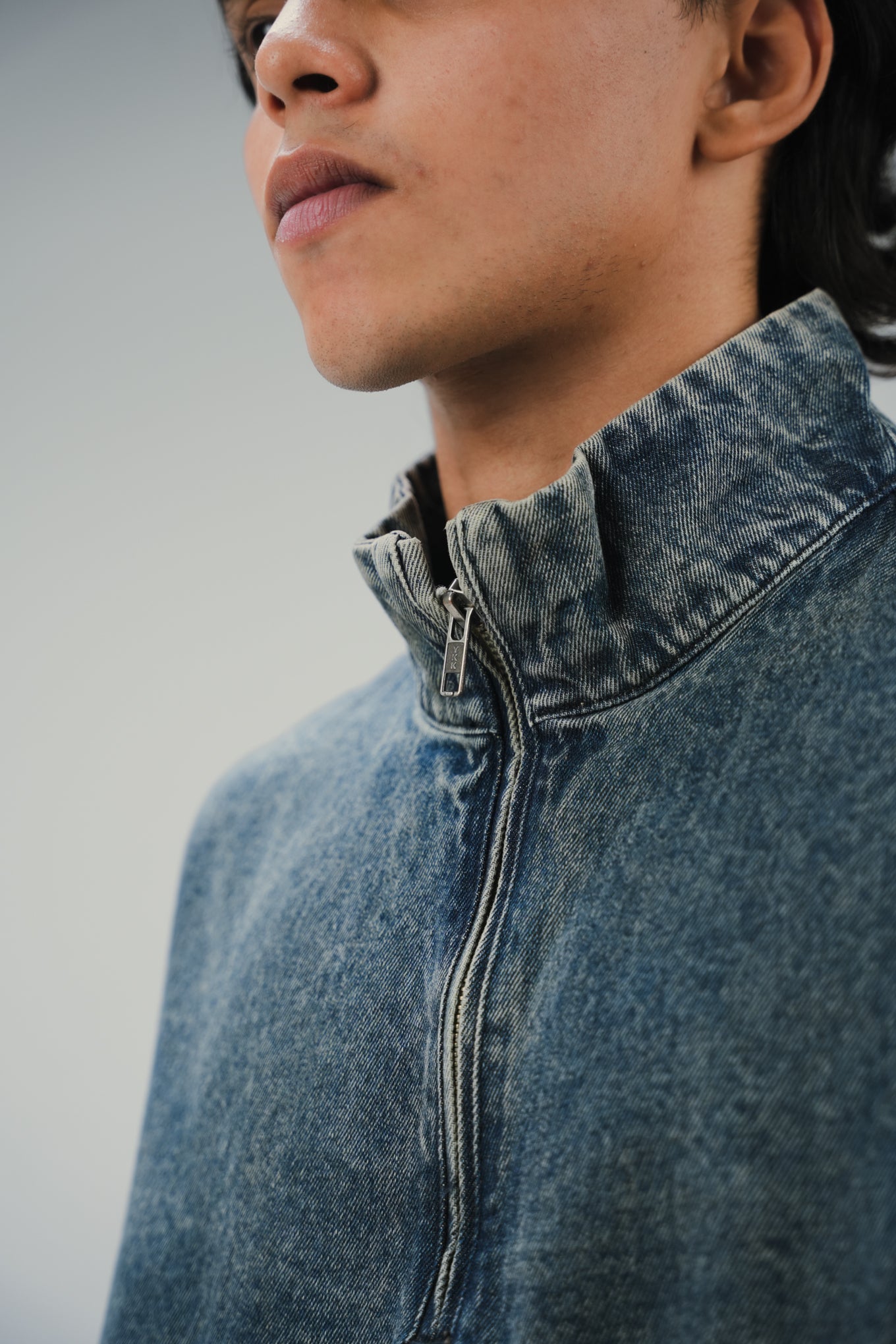 Blue Fade Quarter-Zip