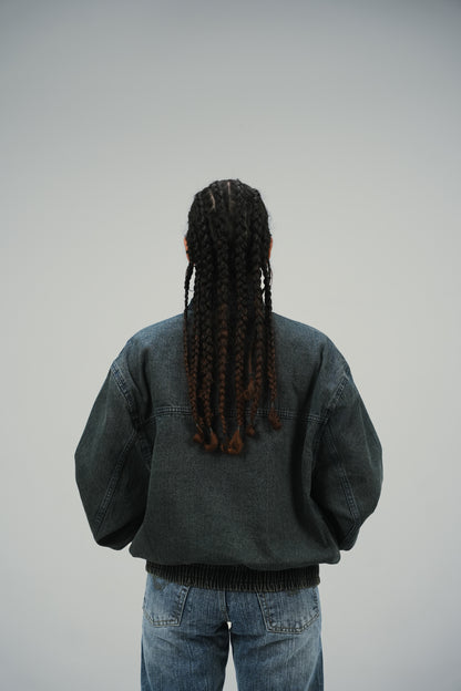 Deep Blue Fade Quarter-Zip