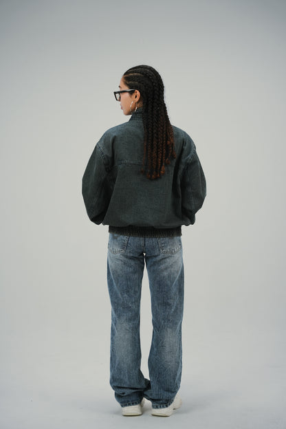 Deep Blue Fade Quarter-Zip