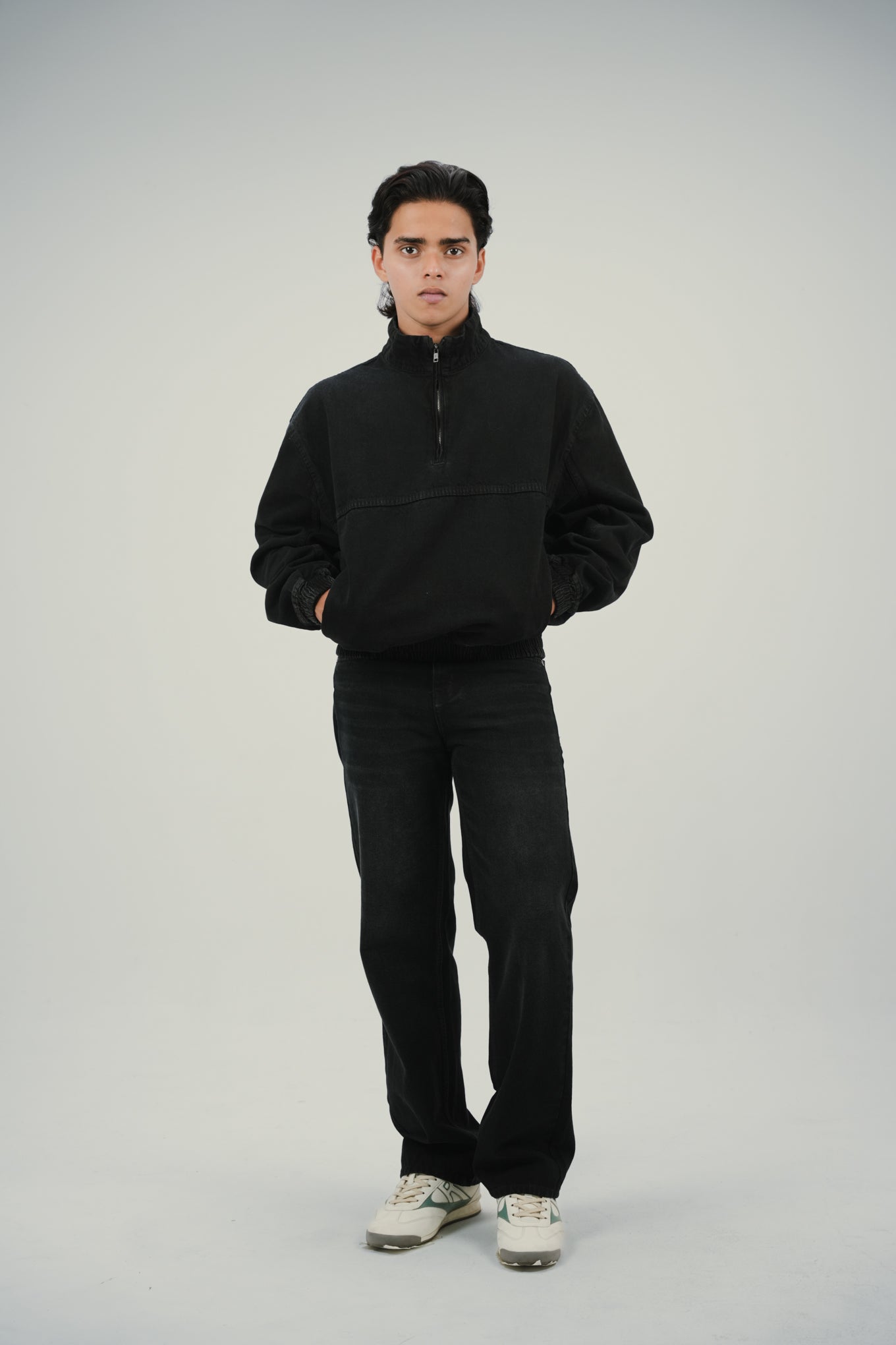 Black Fade Quarter-Zip