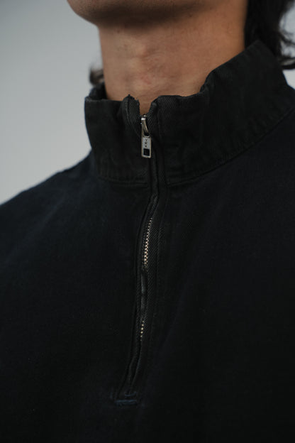 Black Fade Quarter-Zip