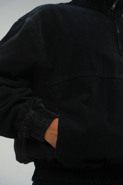 Black Fade Quarter-Zip