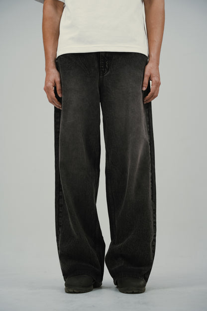 Carbon Black Baggy Jean