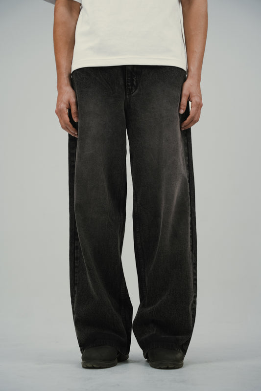 Carbon Black Baggy Jean