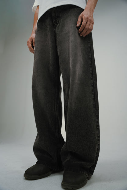 Carbon Black Baggy Jean