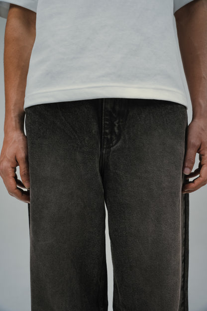 Carbon Black Baggy Jean