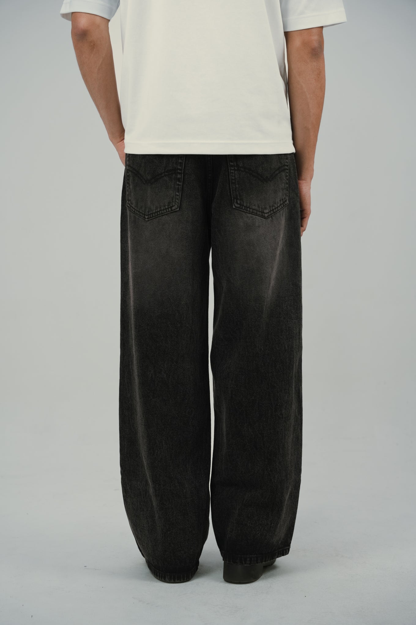 Carbon Black Baggy Jean