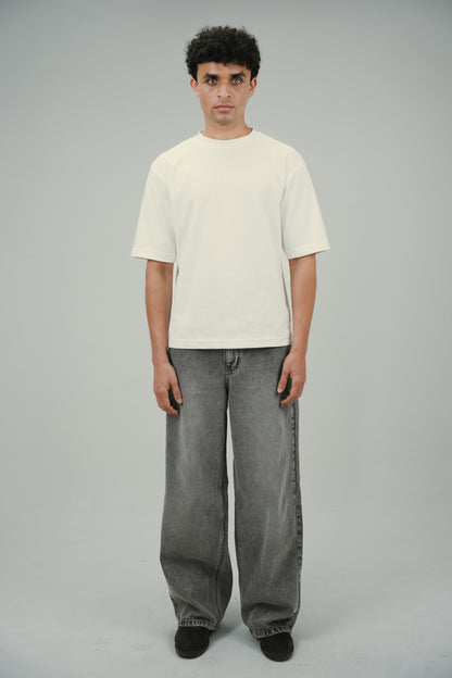 Ash Grey Baggy Jeans