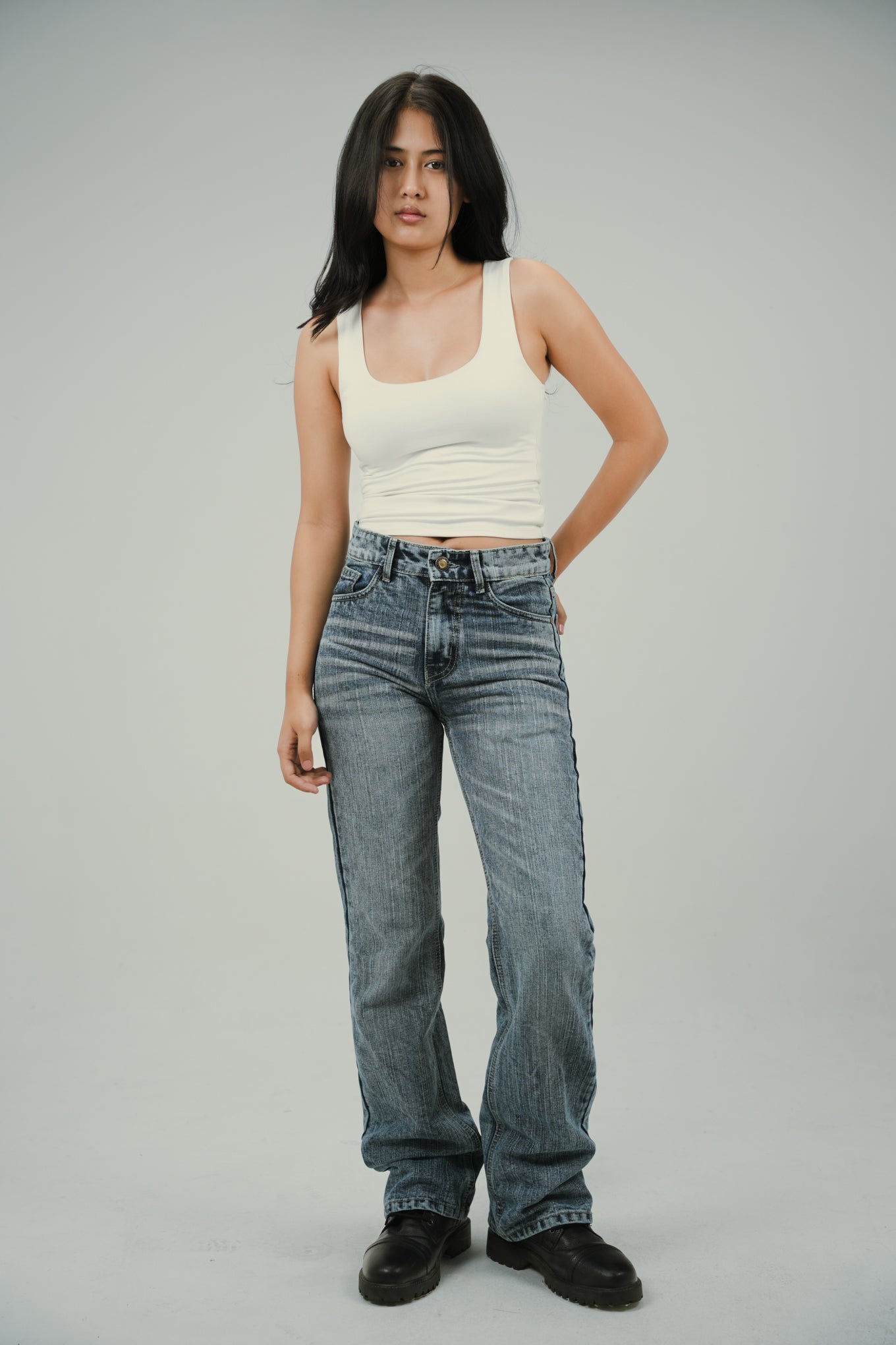 Vintage Blue Bootcut